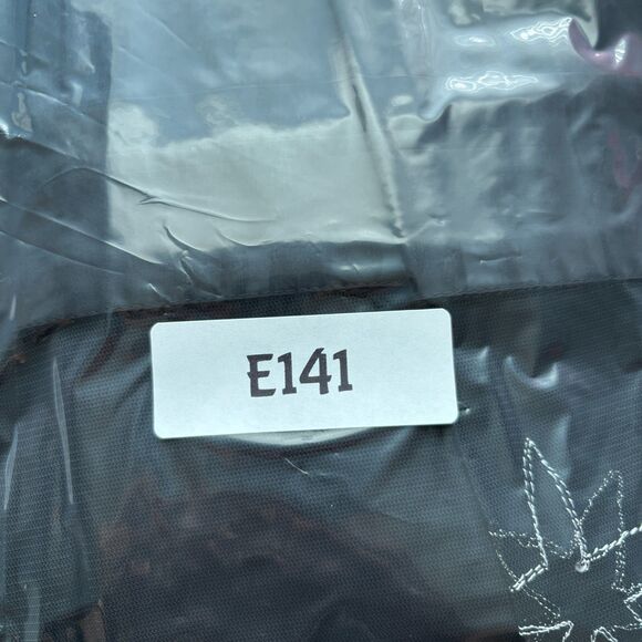 Basil and Maude Anthropologie Sheer Floral Embellished Skirt Black Size 8 E141 - Picture 10 of 10